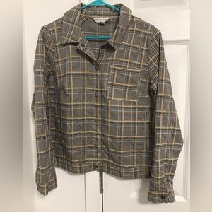 Women’s Christopher Banks size small yellow and black jacket EUC